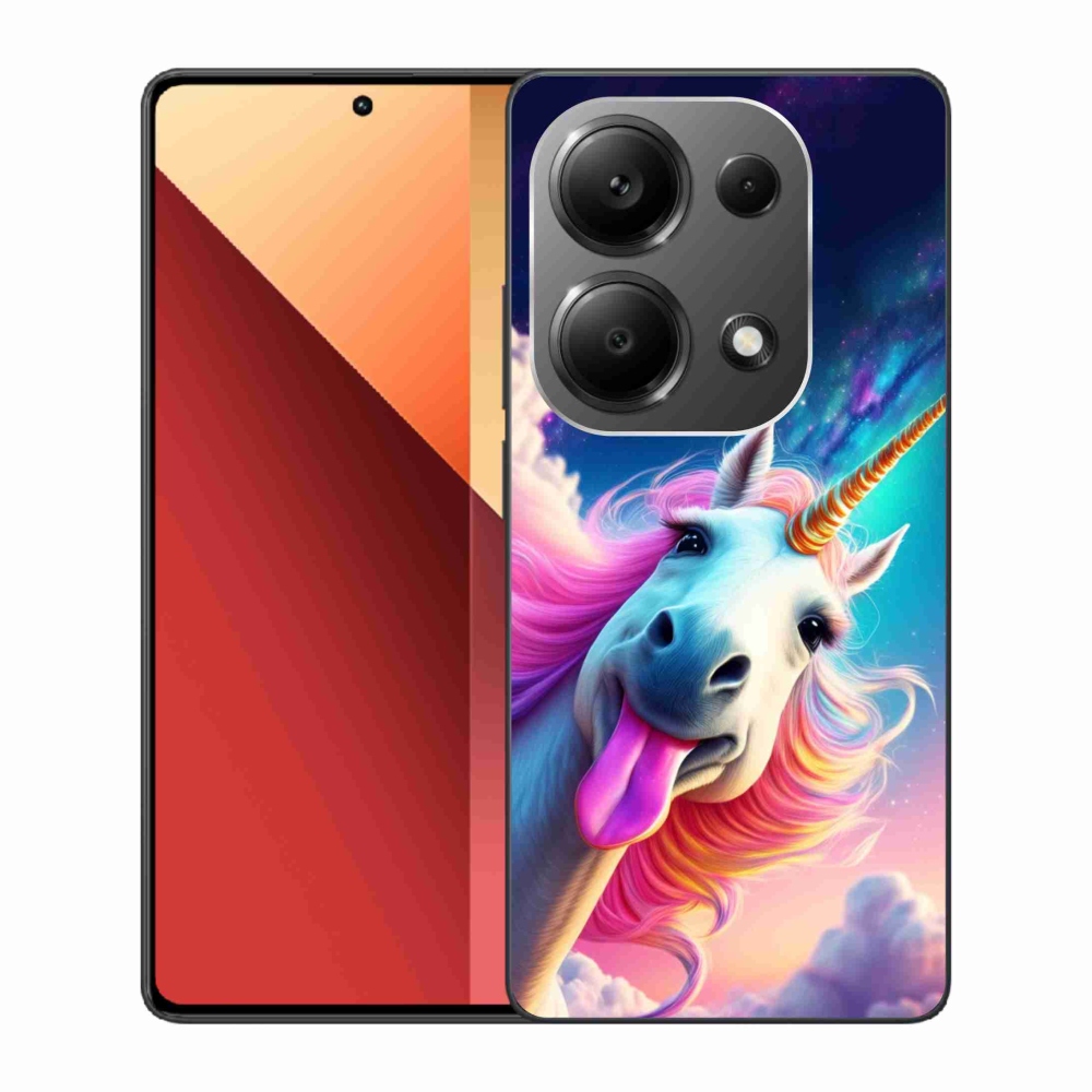 Gelový kryt mmCase na Xiaomi Redmi Note 13 Pro/Poco M6 Pro - šílený jednorožec