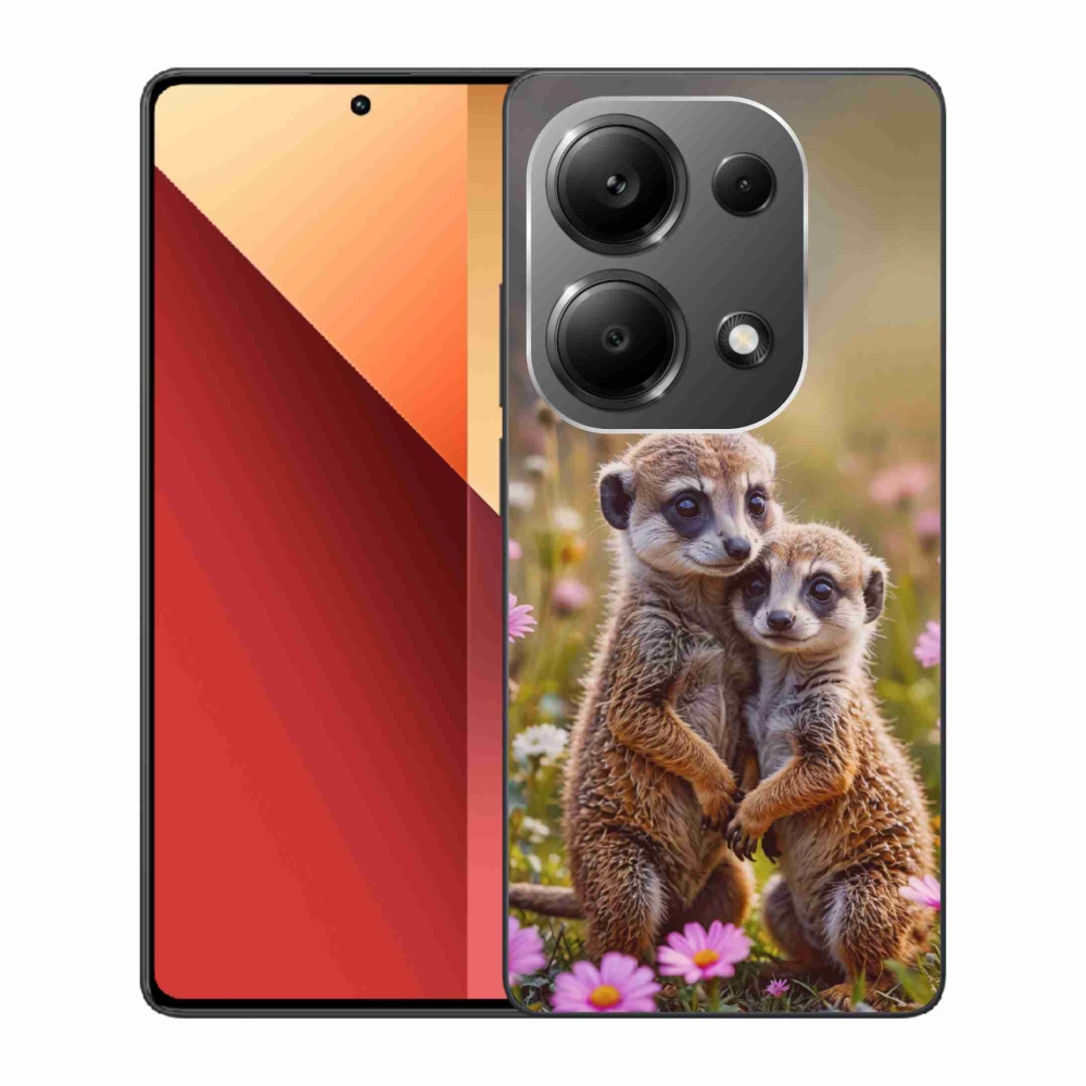 Gelový kryt mmCase na Xiaomi Redmi Note 13 Pro/Poco M6 Pro - surikatí duo