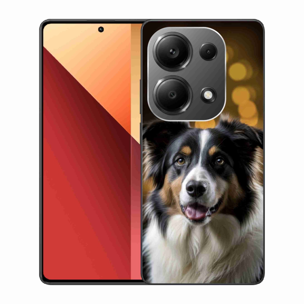 Gelový kryt mmCase na Xiaomi Redmi Note 13 Pro/Poco M6 Pro - usměvavý australský ovčák
