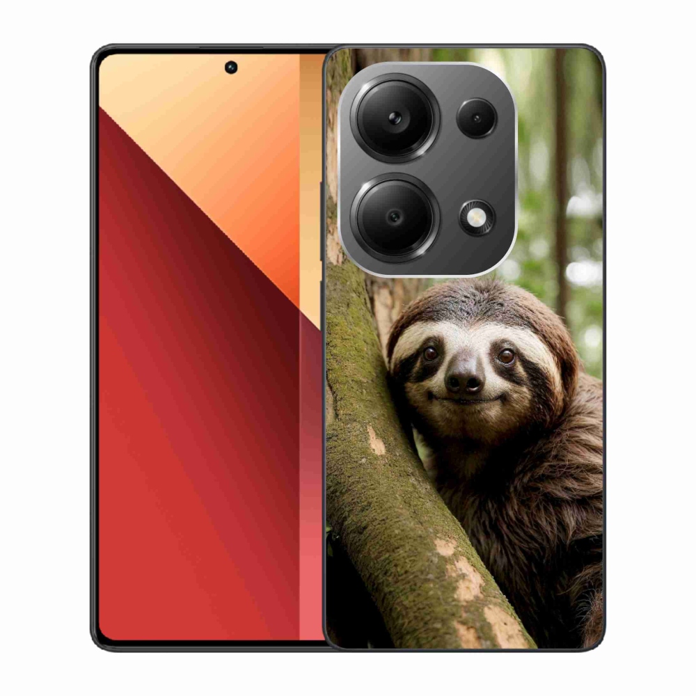 Gelový kryt mmCase na Xiaomi Redmi Note 13 Pro/Poco M6 Pro - usměvavý lenochod