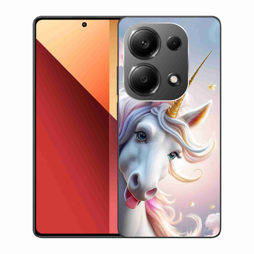 Gelový kryt mmCase na Xiaomi Redmi Note 13 Pro/Poco M6 Pro - veselý jednorožec