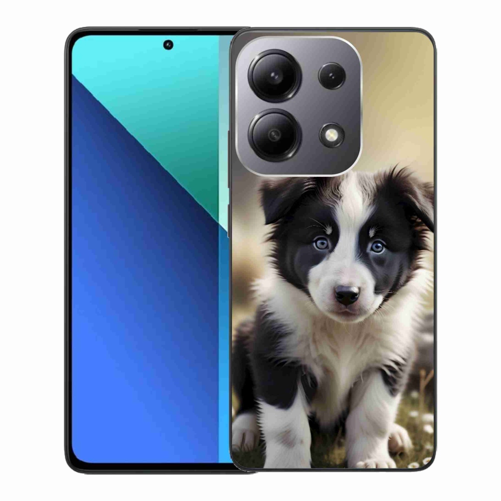 Gelový kryt mmCase na Xiaomi Redmi Note 13 - roztomilá border kolie