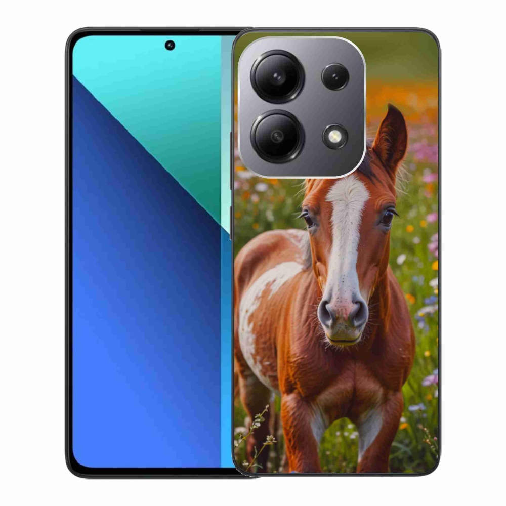 Gelový kryt mmCase na Xiaomi Redmi Note 13 - roztomilé hříbě