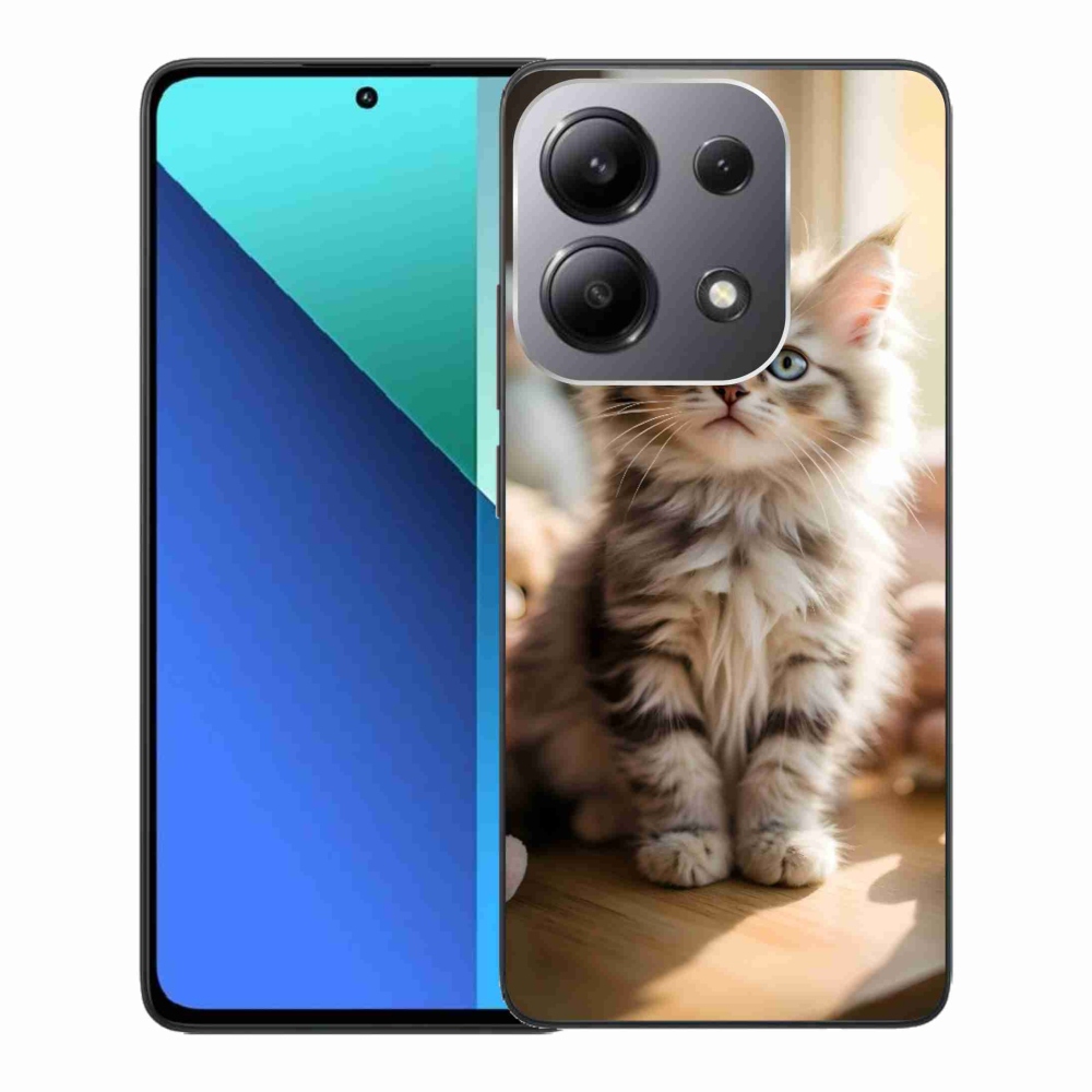 Gelový kryt mmCase na Xiaomi Redmi Note 13 - roztomilé kotě 10