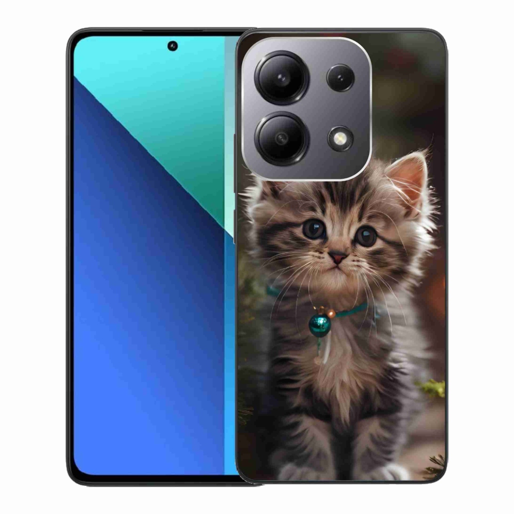 Gelový kryt mmCase na Xiaomi Redmi Note 13 - roztomilé kotě 11
