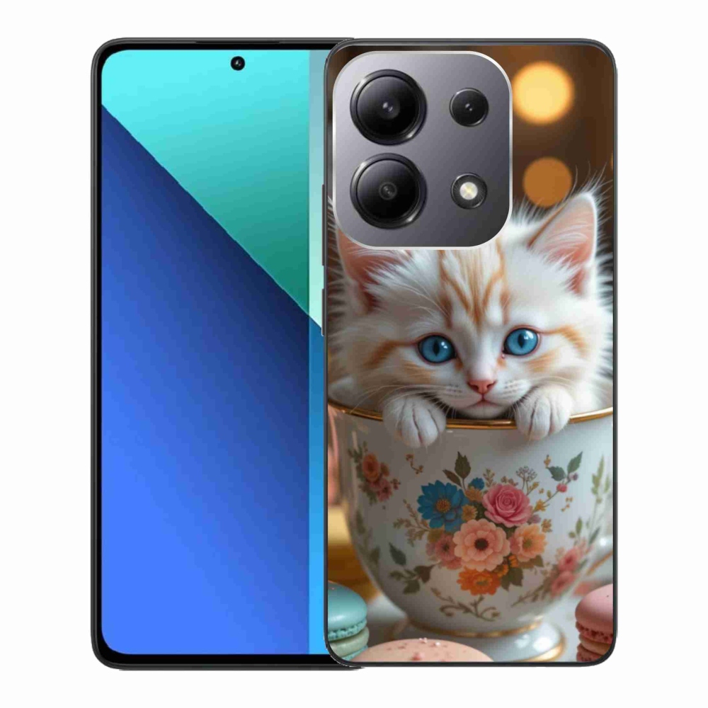 Gelový kryt mmCase na Xiaomi Redmi Note 13 - roztomilé kotě 6
