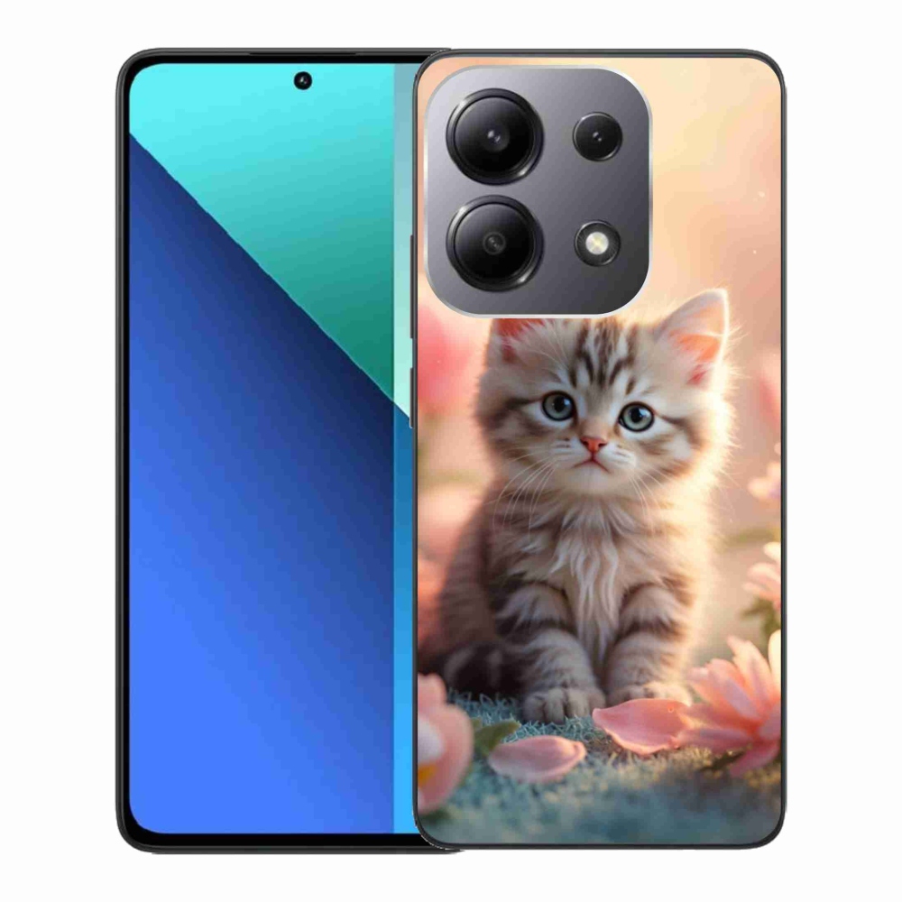 Gelový kryt mmCase na Xiaomi Redmi Note 13 - roztomilé kotě 8