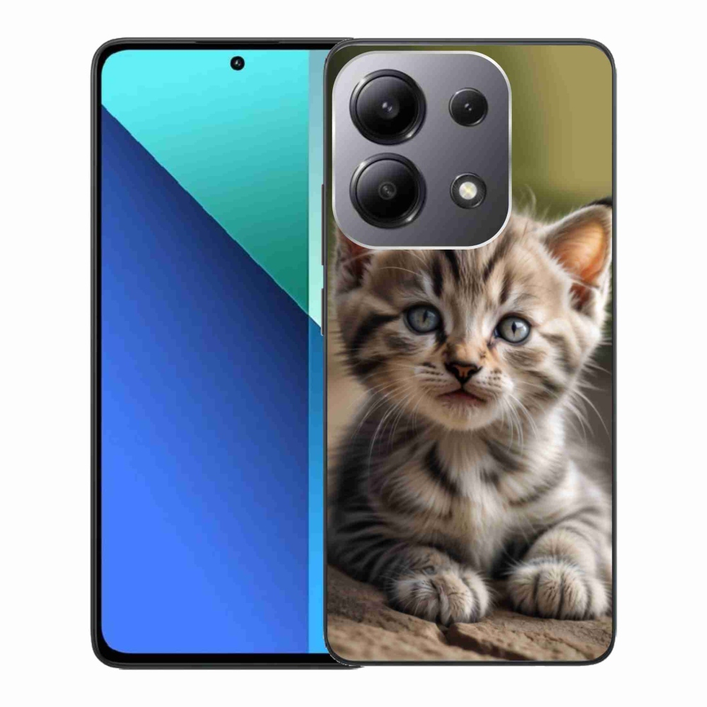 Gelový kryt mmCase na Xiaomi Redmi Note 13 - roztomilé kotě 9