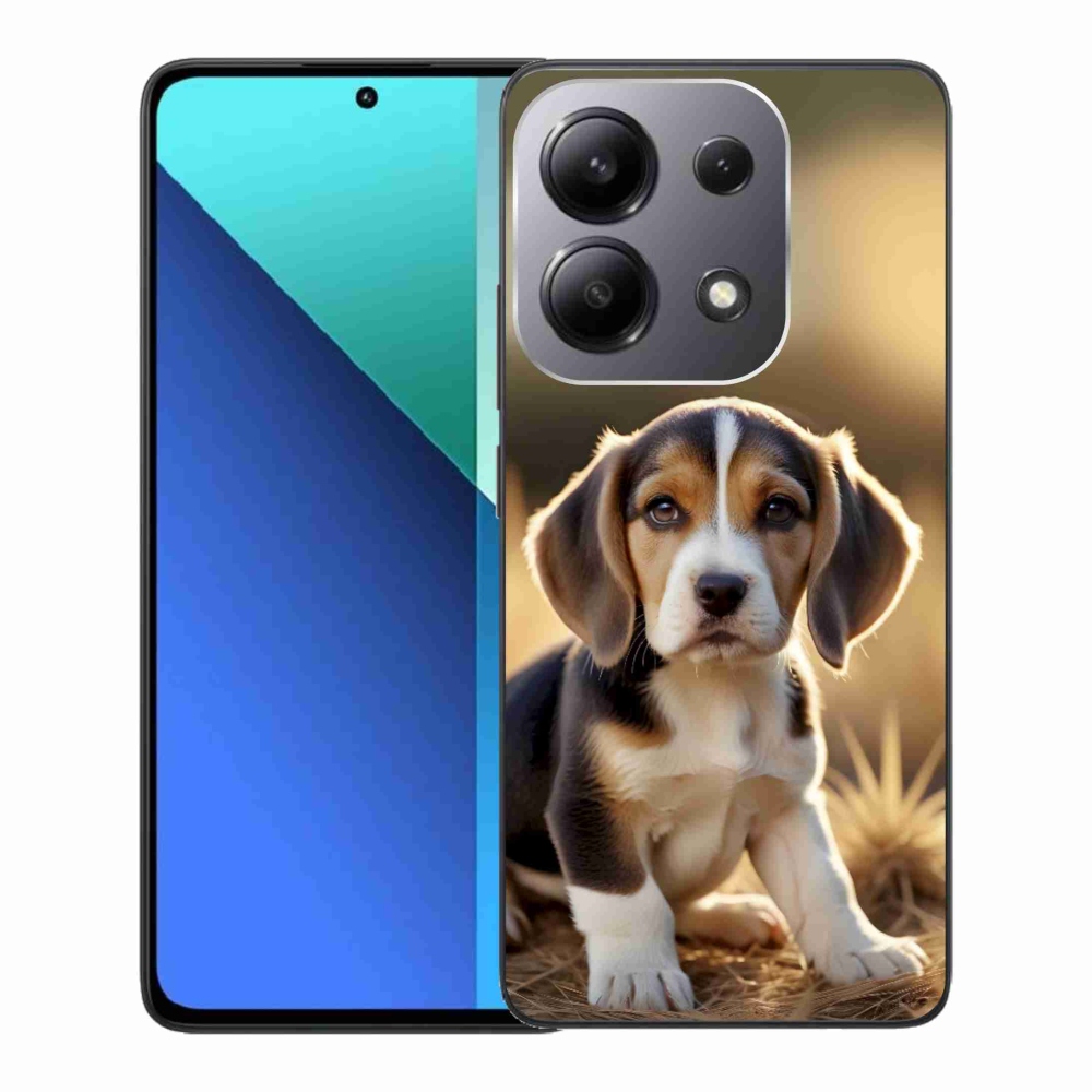 Gelový kryt mmCase na Xiaomi Redmi Note 13 - roztomilý bígl