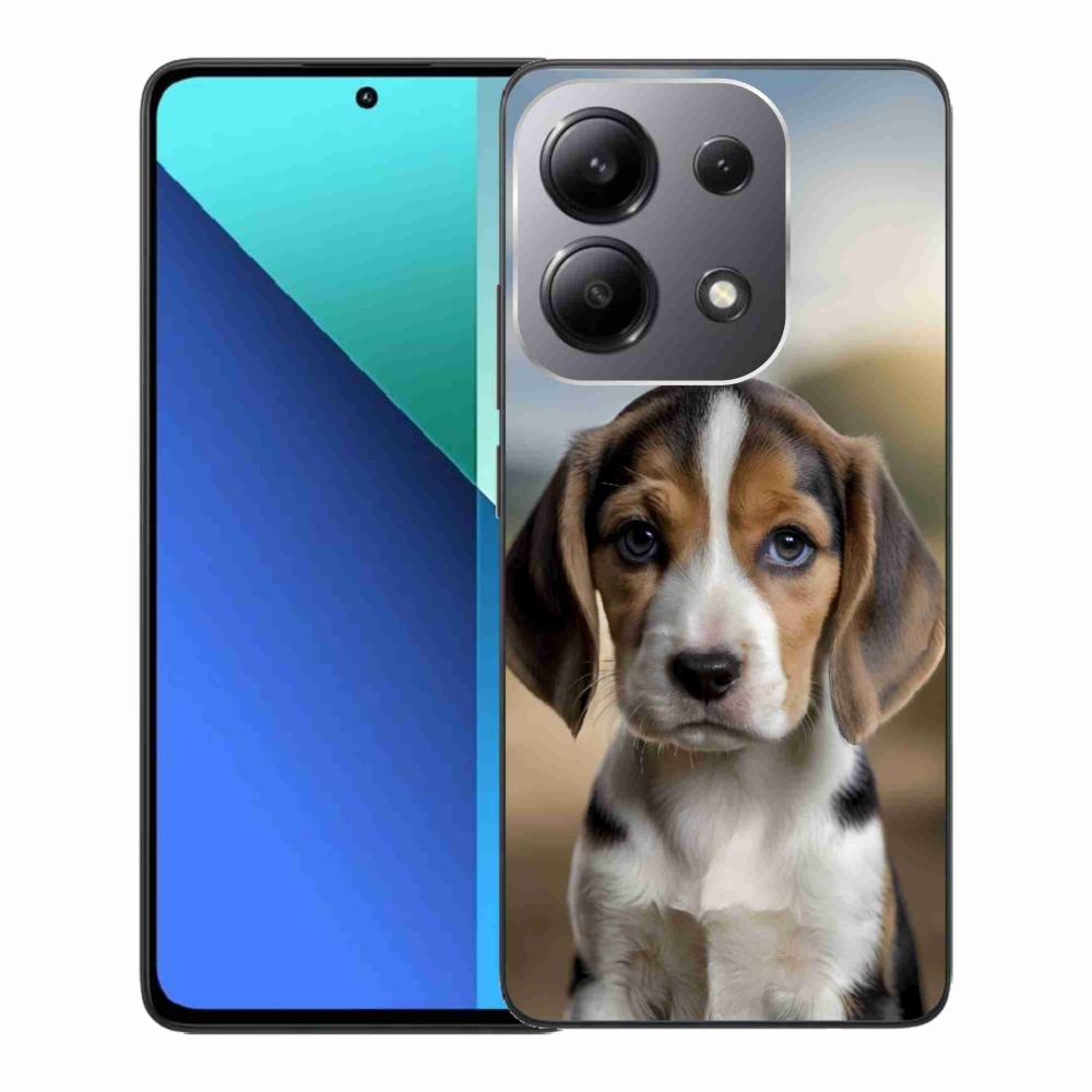 Gelový kryt mmCase na Xiaomi Redmi Note 13 - roztomilý bígl