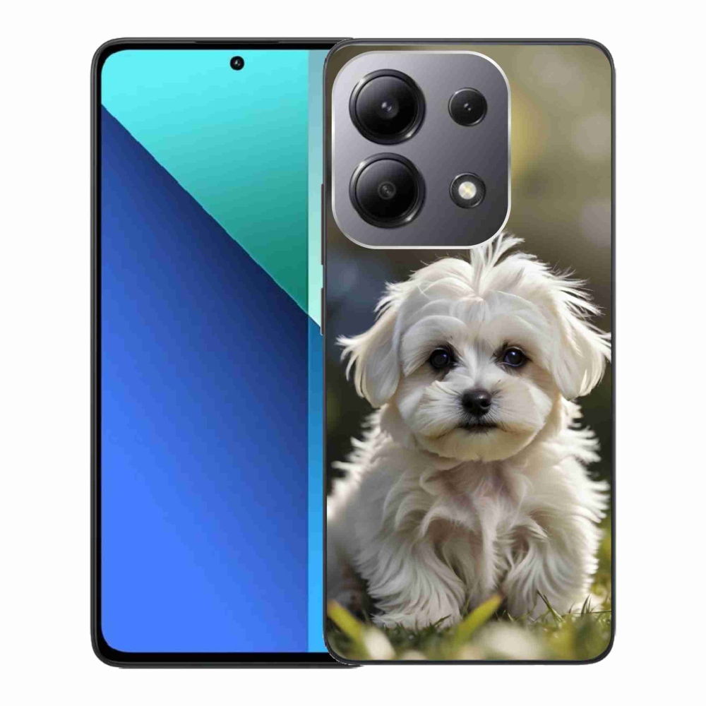 Gelový kryt mmCase na Xiaomi Redmi Note 13 - roztomilý maltézský psík