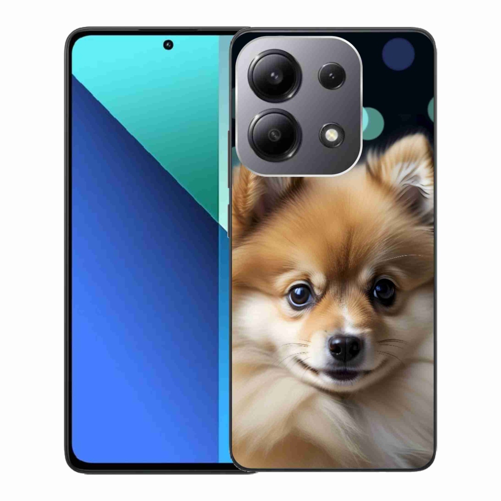 Gelový kryt mmCase na Xiaomi Redmi Note 13 - roztomilý pomeranian