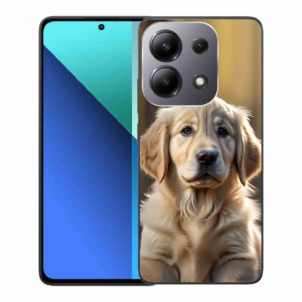 Gelový kryt mmCase na Xiaomi Redmi Note 13 - roztomilý zlatý retrívr