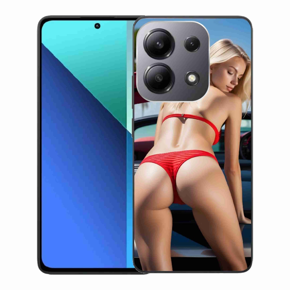 Gelový kryt mmCase na Xiaomi Redmi Note 13 - sexy žena 2
