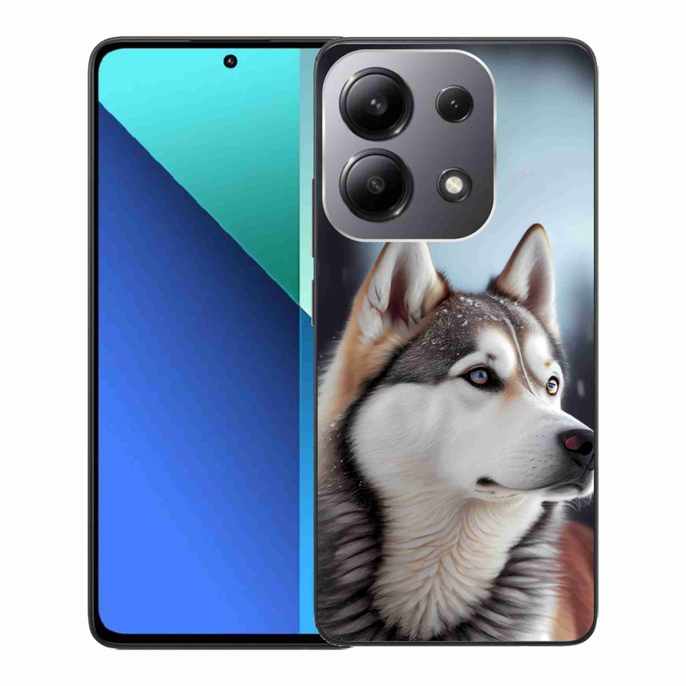 Gelový kryt mmCase na Xiaomi Redmi Note 13 - sibiřský husky