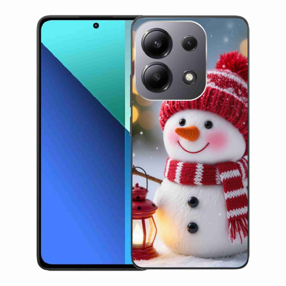 Gelový kryt mmCase na Xiaomi Redmi Note 13 - sněhulák 2