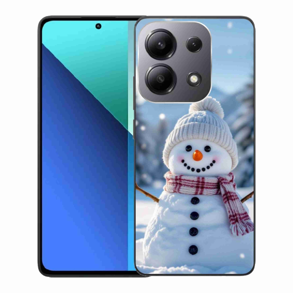 Gelový kryt mmCase na Xiaomi Redmi Note 13 - sněhulák 3