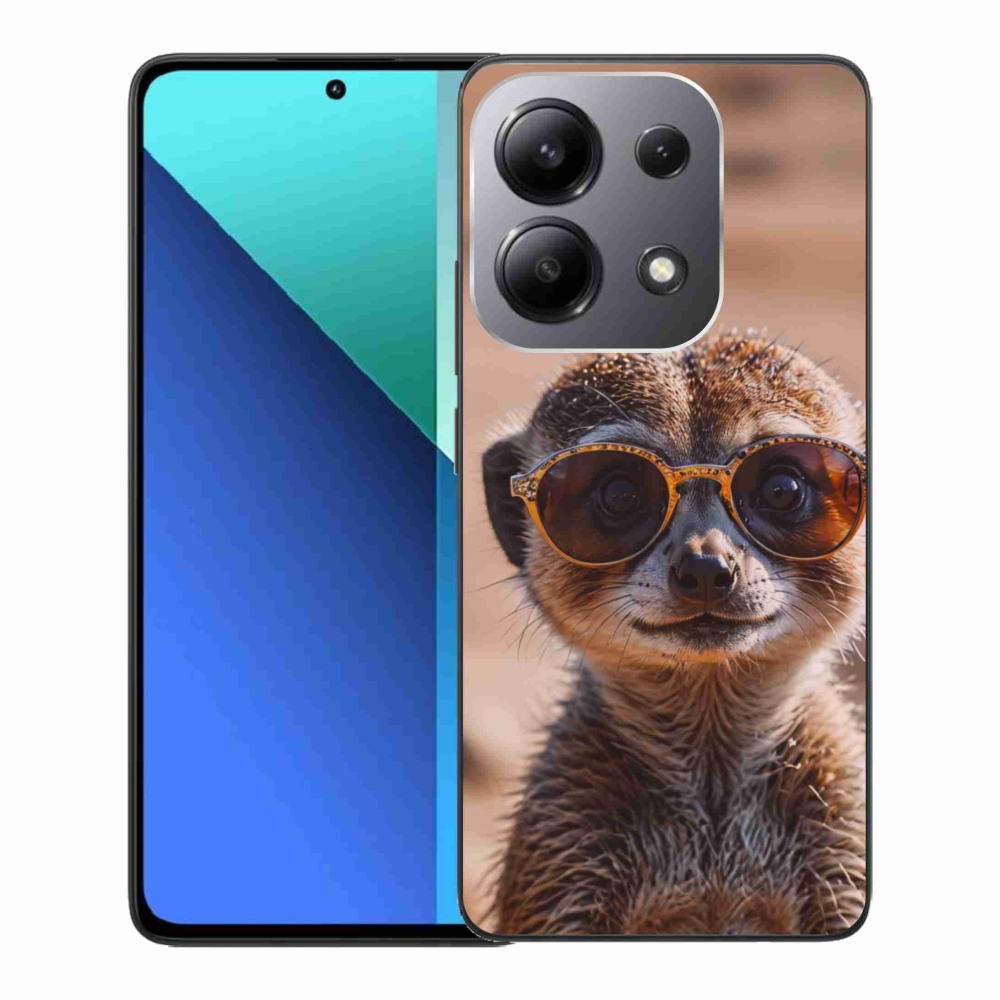 Gelový kryt mmCase na Xiaomi Redmi Note 13 - stylová surikata