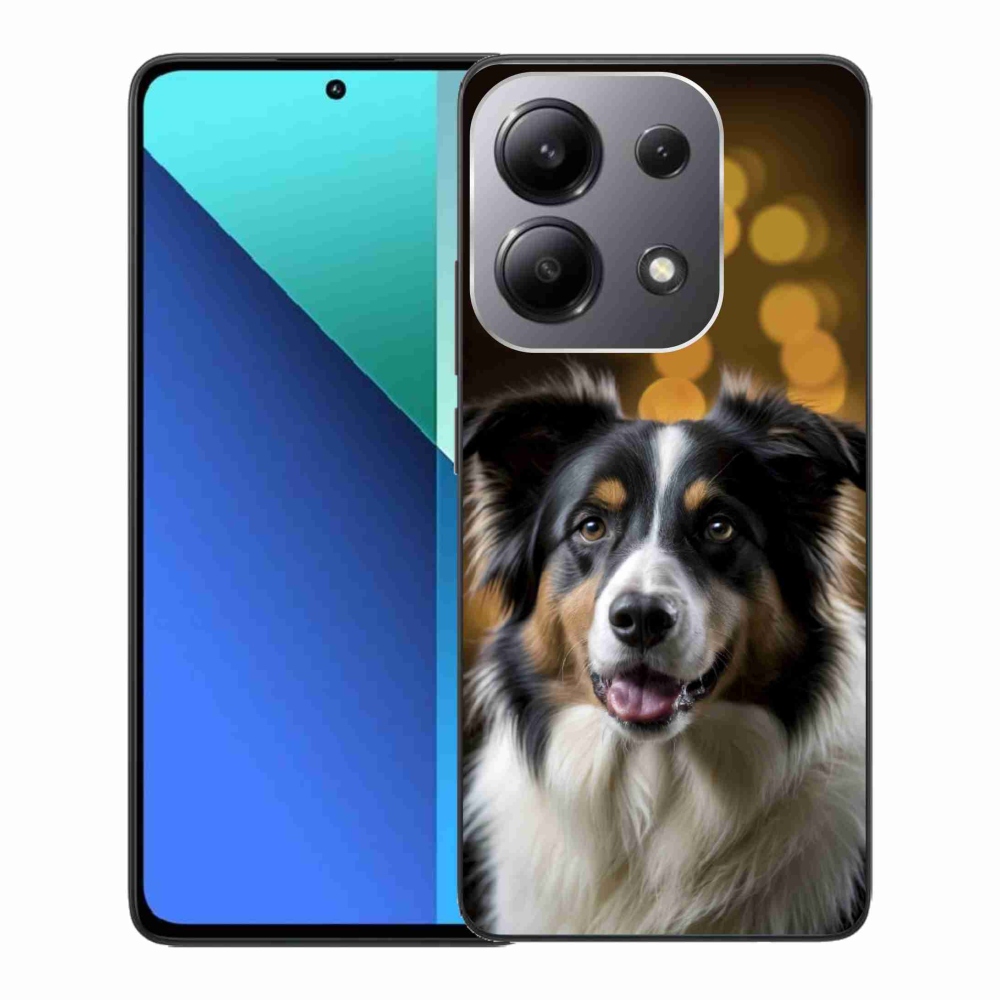 Gelový kryt mmCase na Xiaomi Redmi Note 13 - usměvavý australský ovčák