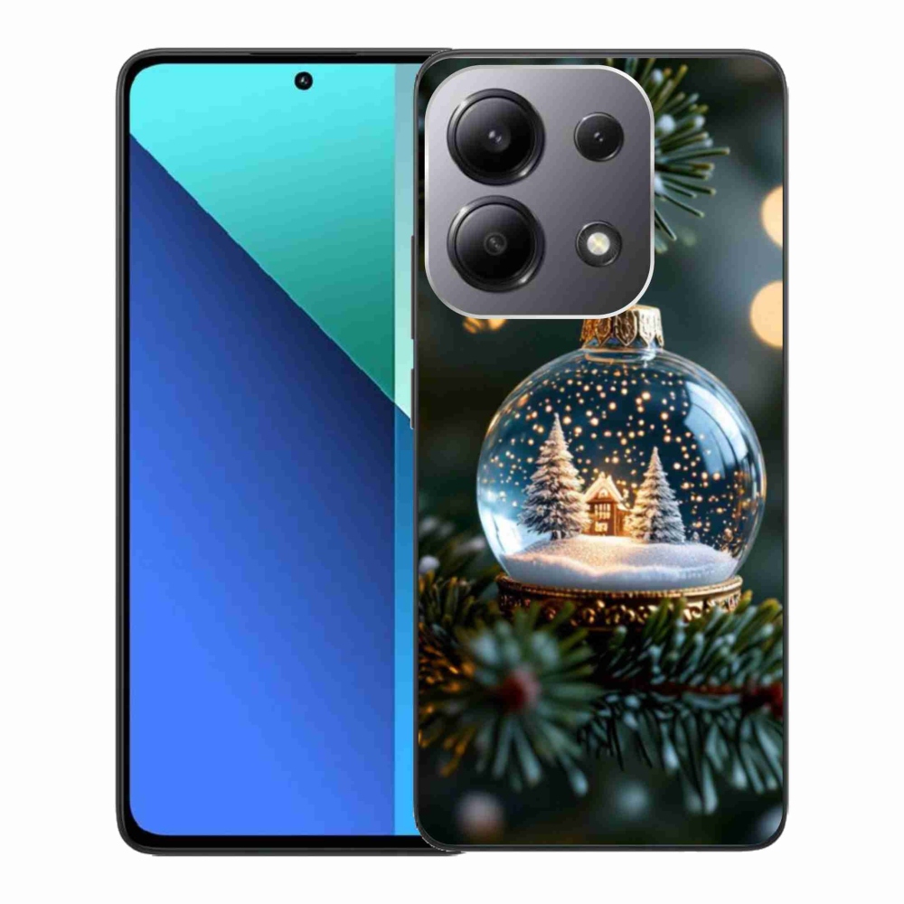 Gelový kryt mmCase na Xiaomi Redmi Note 13 - vánoční koule 2