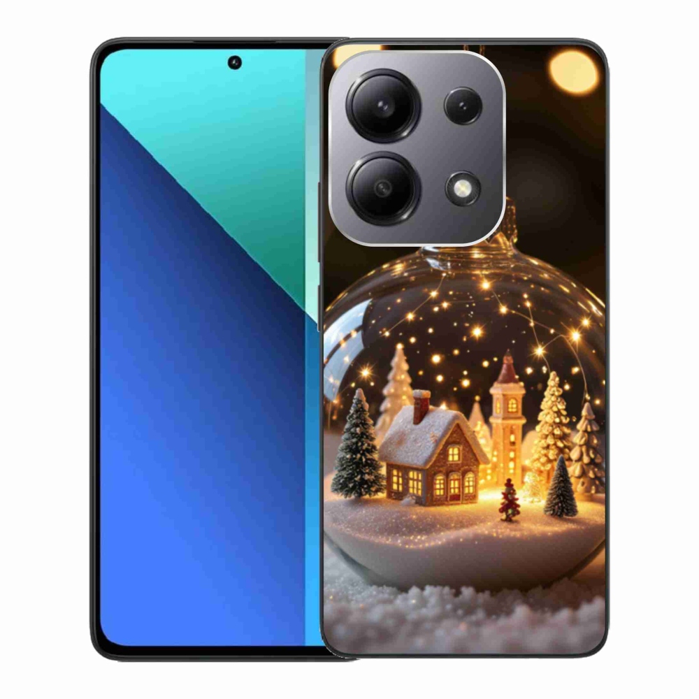 Gelový kryt mmCase na Xiaomi Redmi Note 13 - vánoční koule 3