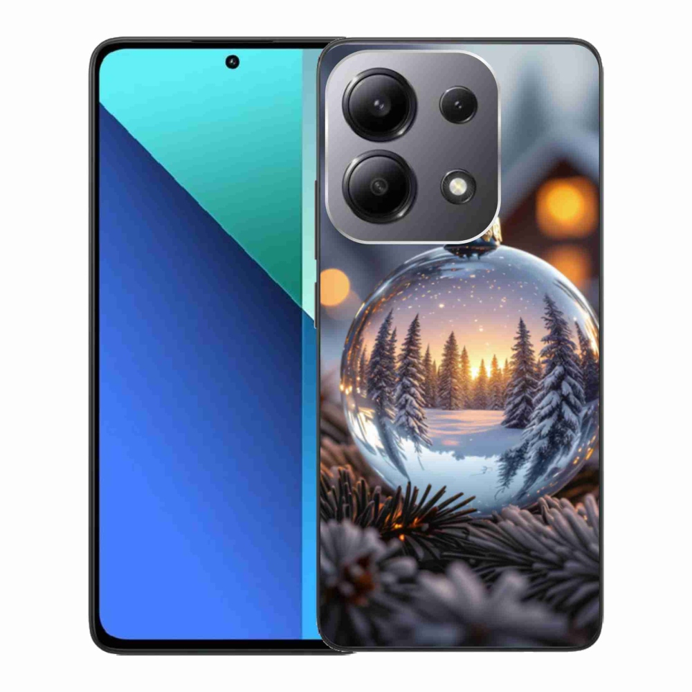 Gelový kryt mmCase na Xiaomi Redmi Note 13 - vánoční ozdoba
