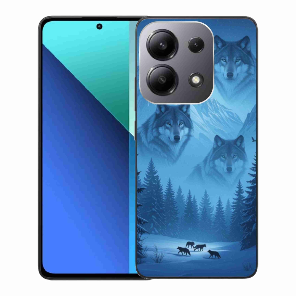 Gelový kryt mmCase na Xiaomi Redmi Note 13 - vlčí smečka