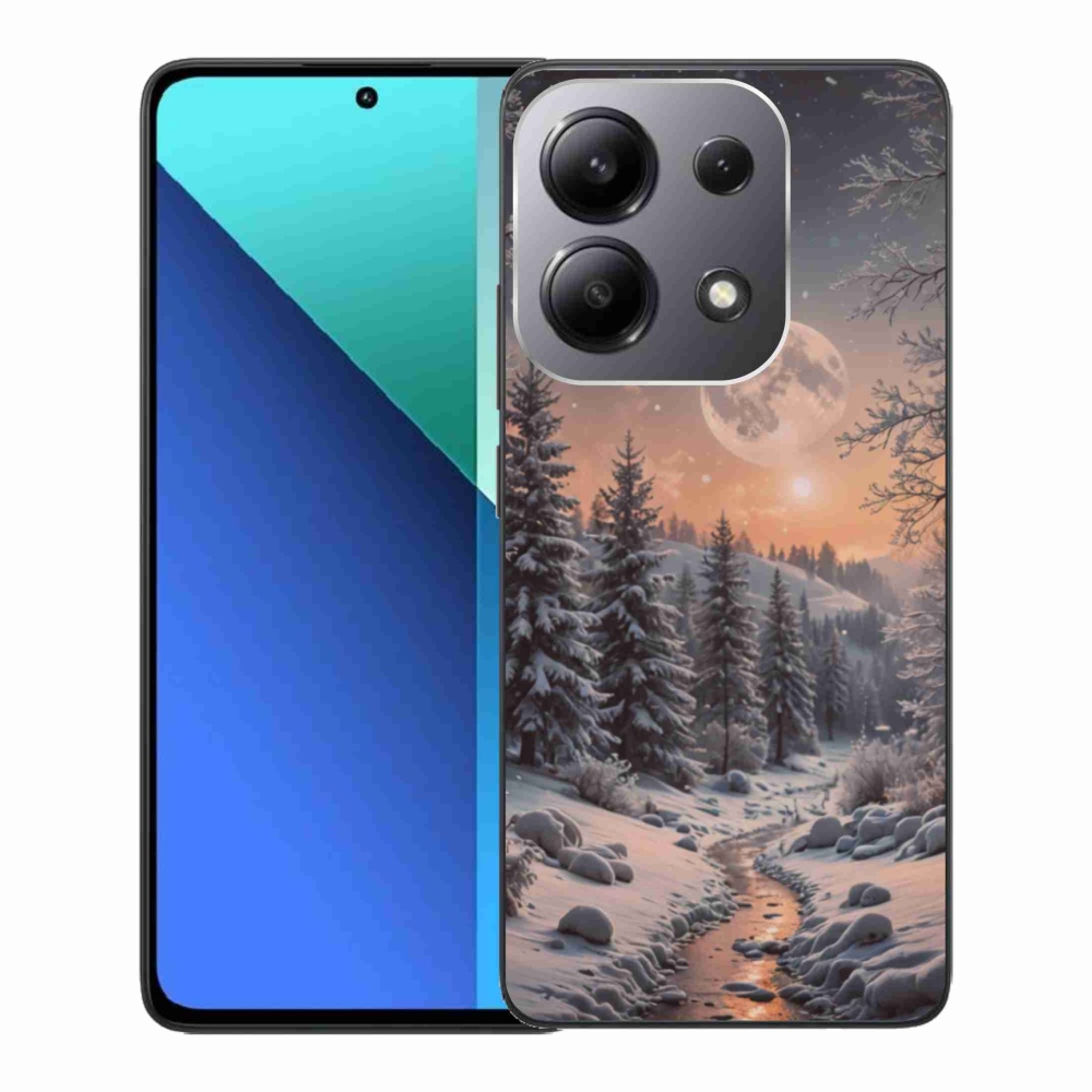 Gelový kryt mmCase na Xiaomi Redmi Note 13 - zimní krajina 2