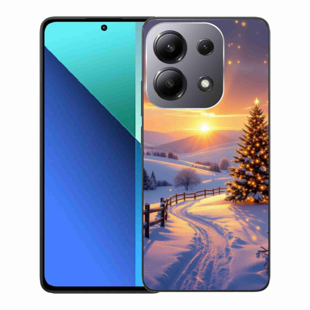 Gelový kryt mmCase na Xiaomi Redmi Note 13 - zimní krajina