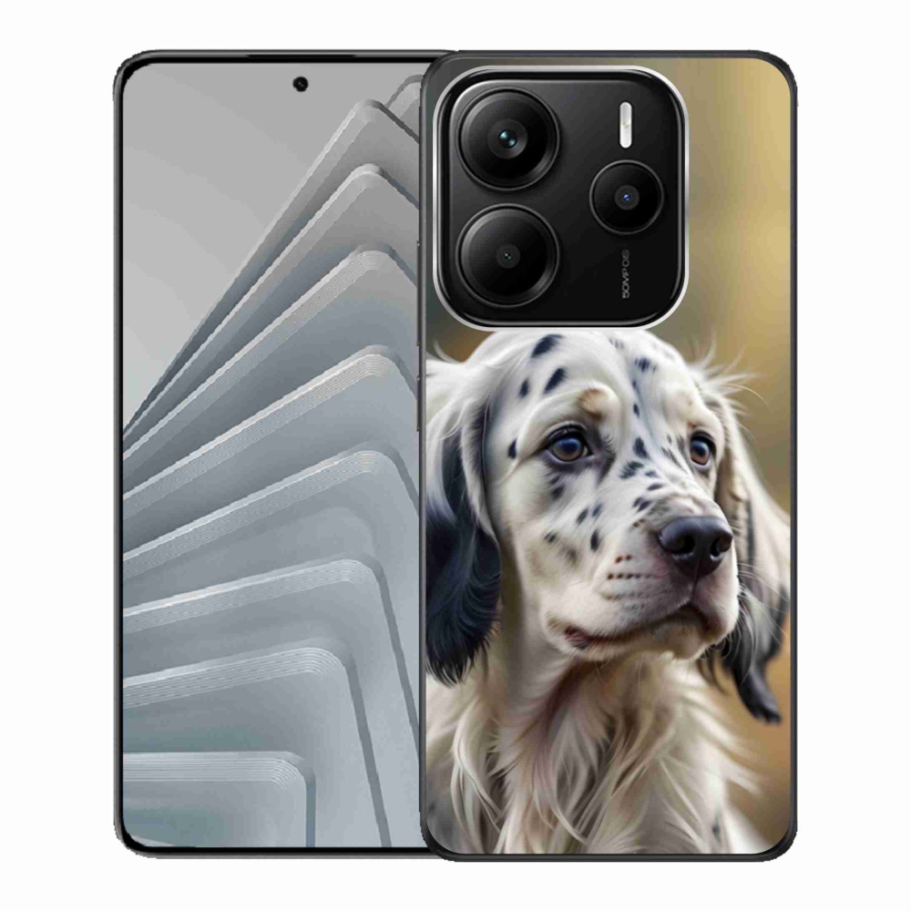 Gelový kryt mmCase na Xiaomi Redmi Note 14 5G - anglický setr