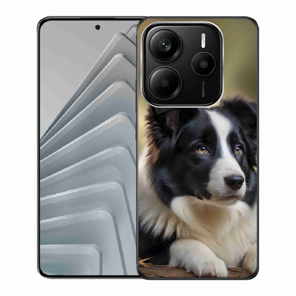 Gelový kryt mmCase na Xiaomi Redmi Note 14 5G - border kolie 2