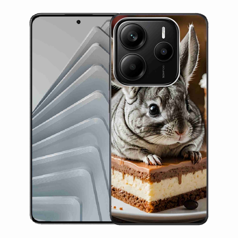 Gelový kryt mmCase na Xiaomi Redmi Note 14 5G - činčila