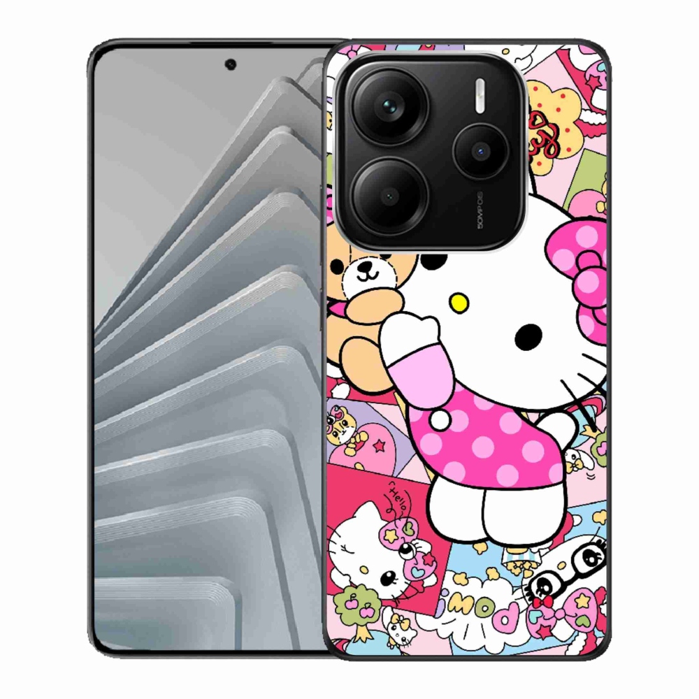 Gelový kryt mmCase na Xiaomi Redmi Note 14 5G - cute kitty