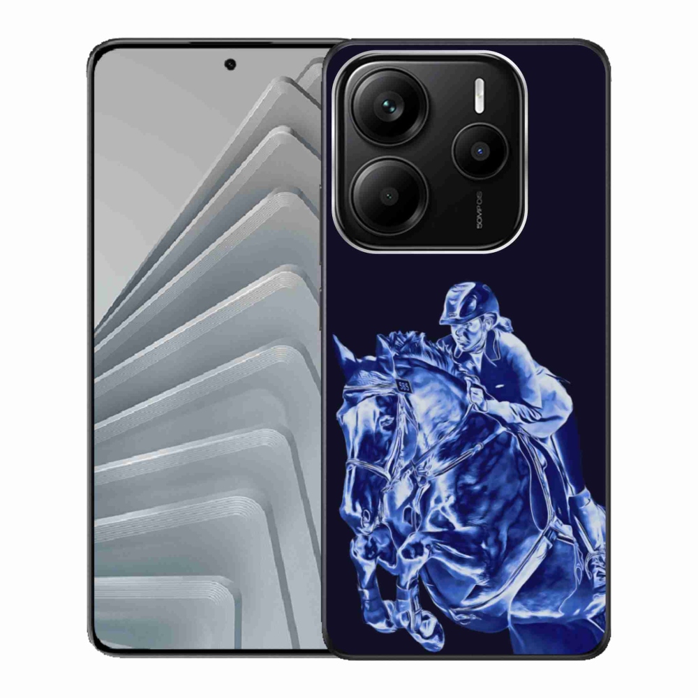 Gelový kryt mmCase na Xiaomi Redmi Note 14 5G - dostihový kůň