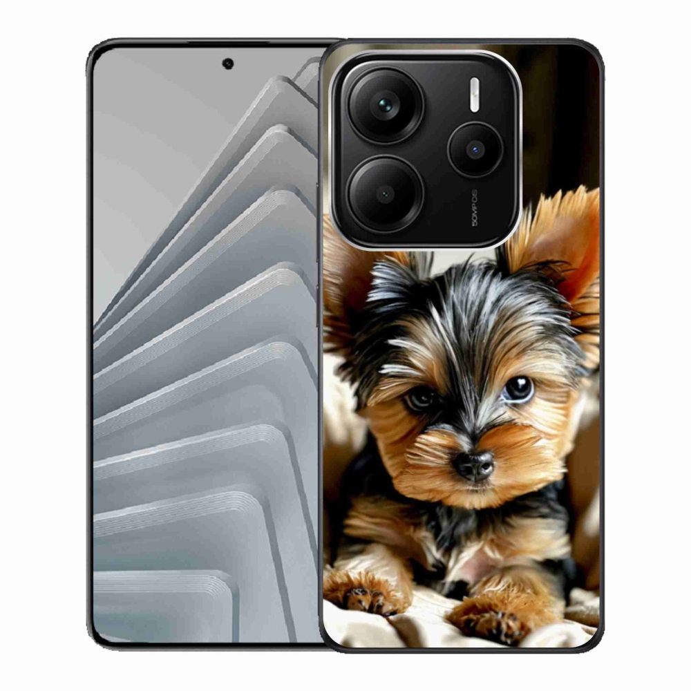 Gelový kryt mmCase na Xiaomi Redmi Note 14 5G - jorkšír 11