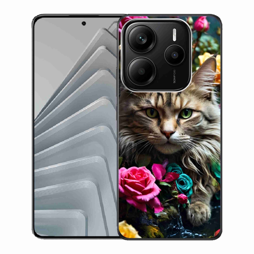 Gelový kryt mmCase na Xiaomi Redmi Note 14 5G - kočíčí pohled 2