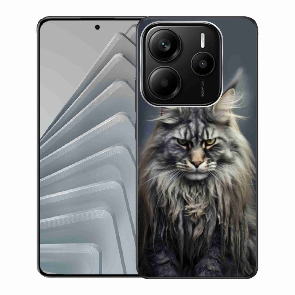 Gelový kryt mmCase na Xiaomi Redmi Note 14 5G - kočíčí pohled 4