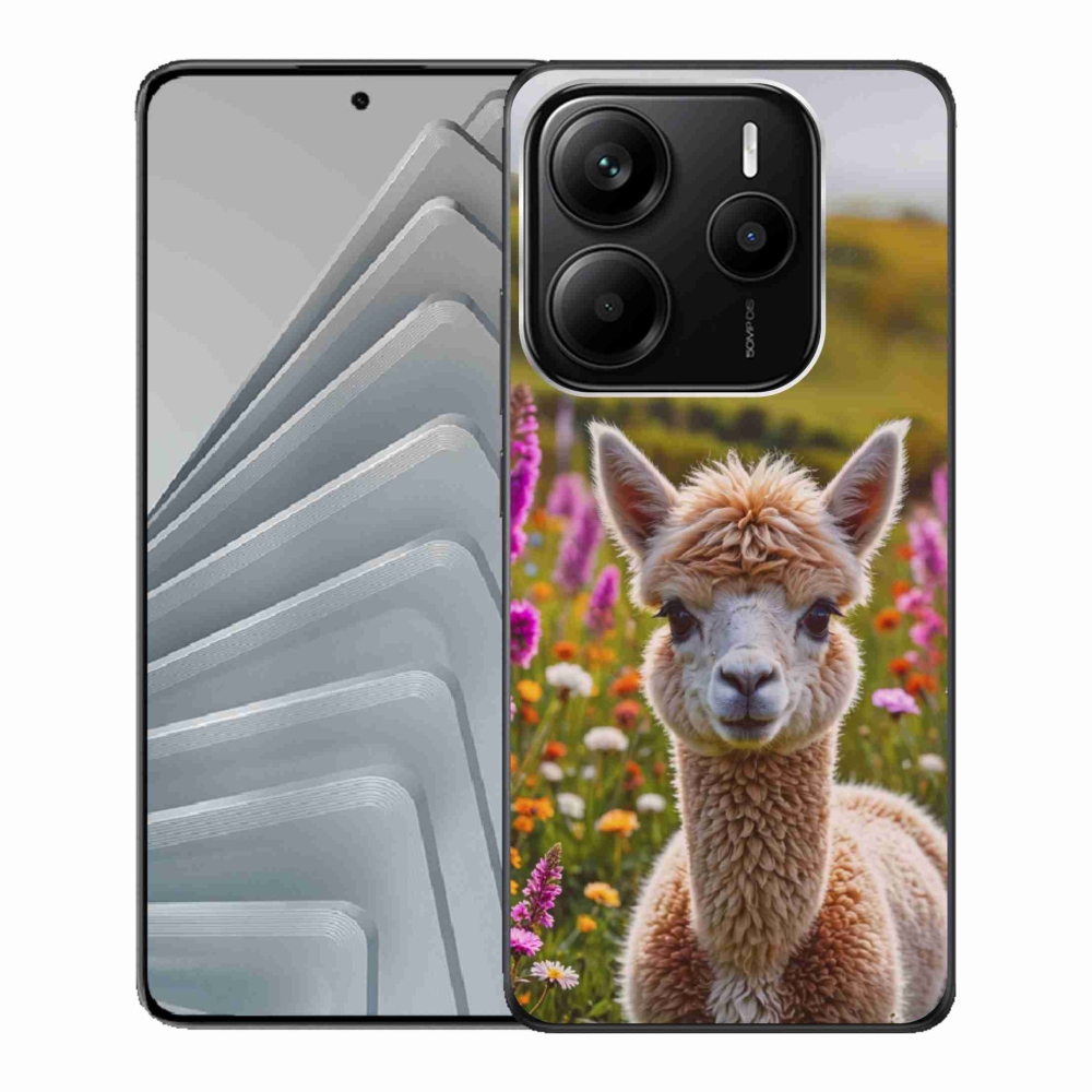 Gelový kryt mmCase na Xiaomi Redmi Note 14 5G - lama na louce