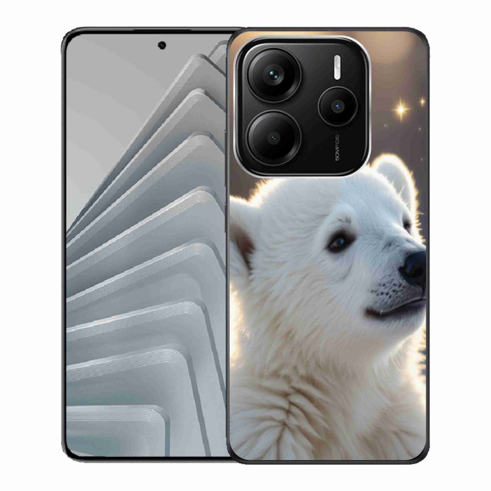 Gelový kryt mmCase na Xiaomi Redmi Note 14 5G - lední medvěd