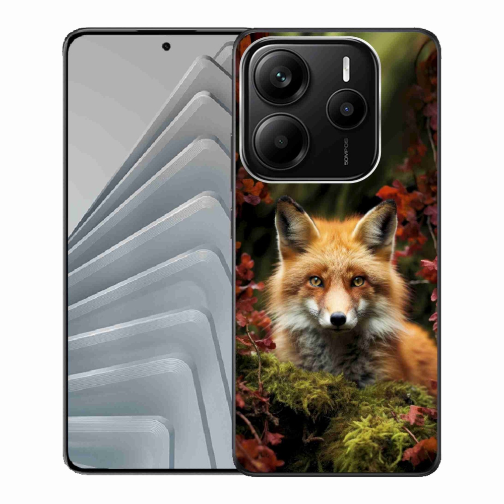 Gelový kryt mmCase na Xiaomi Redmi Note 14 5G - liška v lese