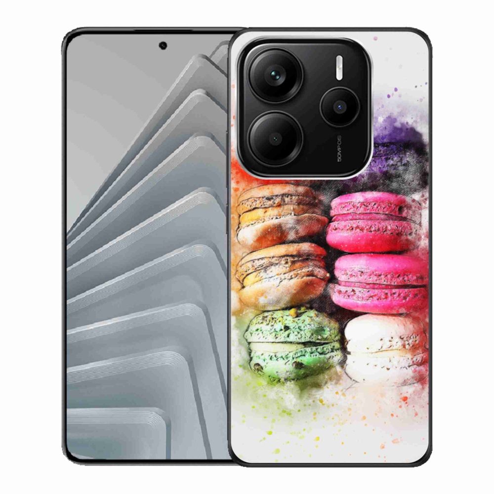 Gelový kryt mmCase na Xiaomi Redmi Note 14 5G - makrónky