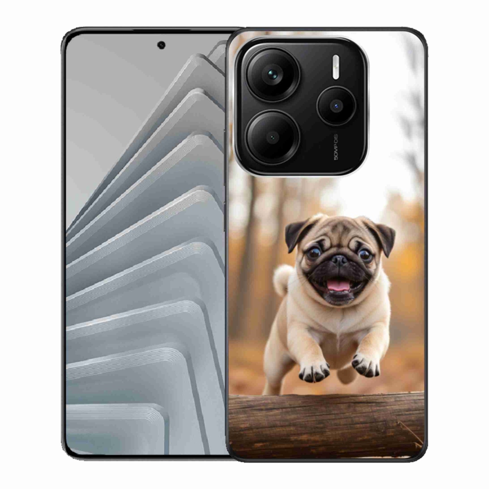 Gelový kryt mmCase na Xiaomi Redmi Note 14 5G - mops 2