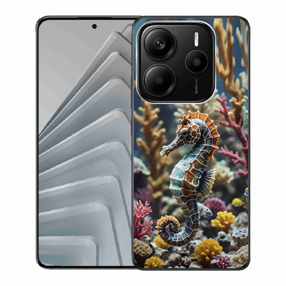 Gelový kryt mmCase na Xiaomi Redmi Note 14 5G - mořský koník 2