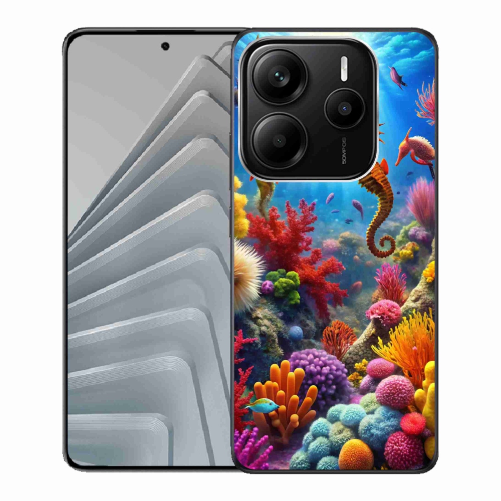 Gelový kryt mmCase na Xiaomi Redmi Note 14 5G - mořský svět 3