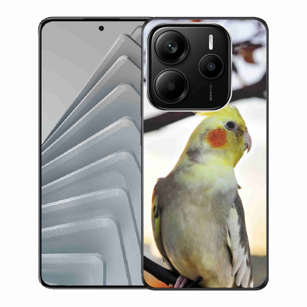 Gelový kryt mmCase na Xiaomi Redmi Note 14 5G - papoušek korela