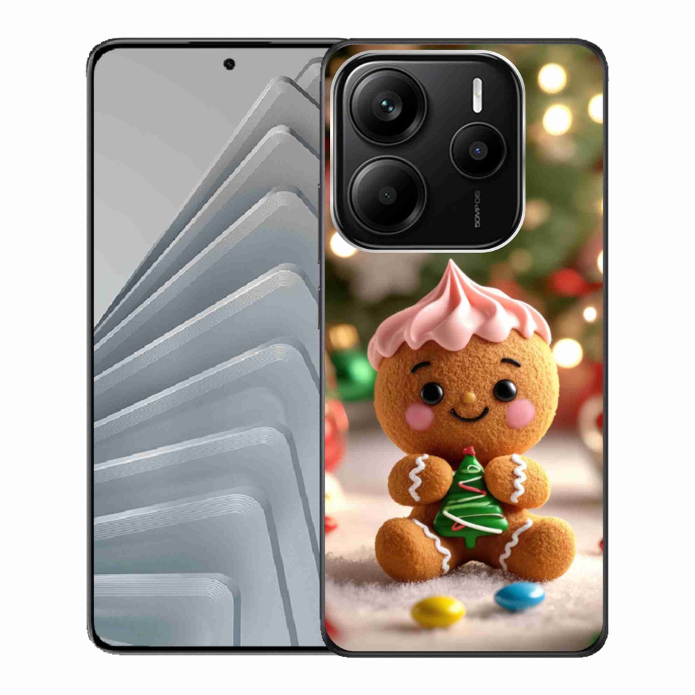 Gelový kryt mmCase na Xiaomi Redmi Note 14 5G - perníček