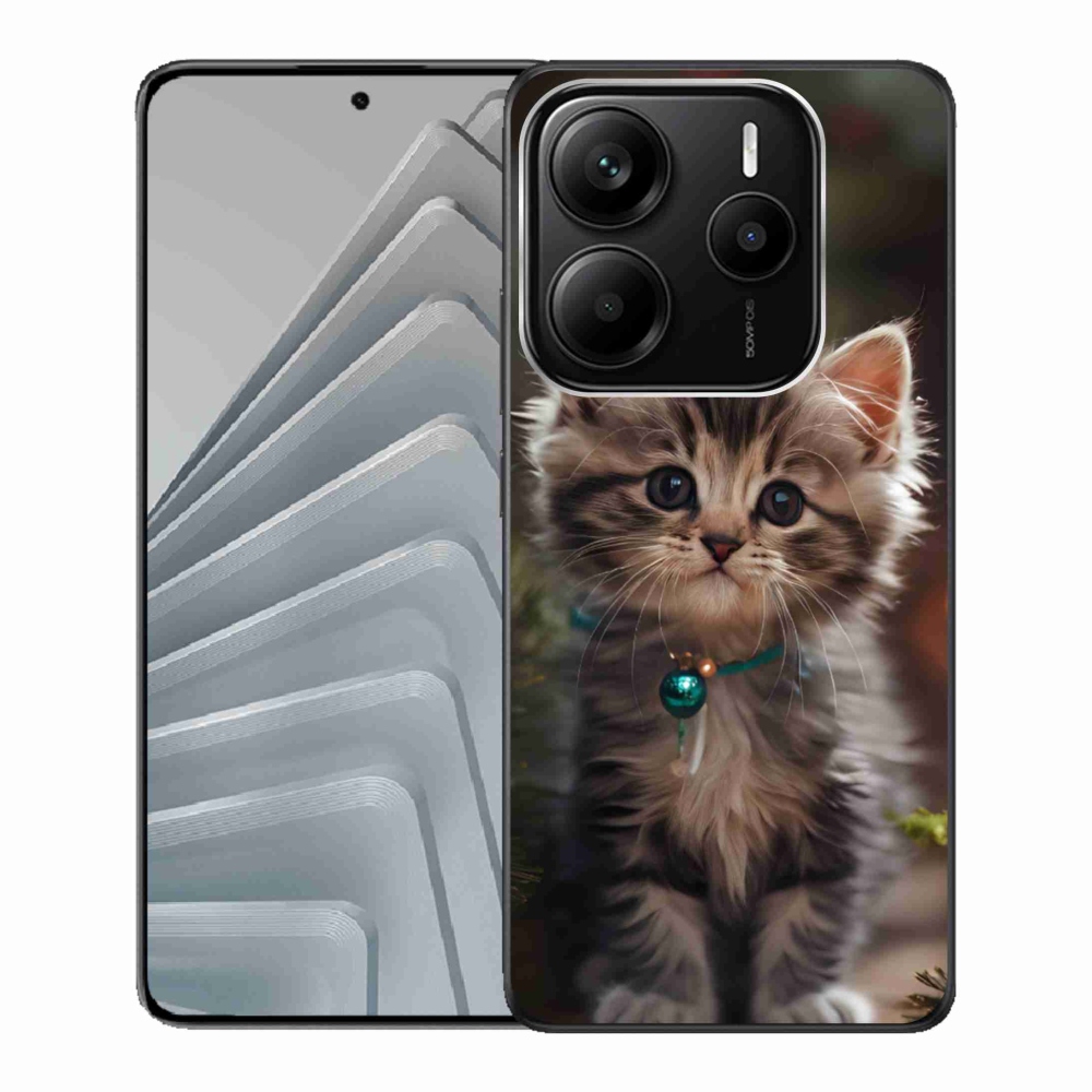 Gelový kryt mmCase na Xiaomi Redmi Note 14 5G - roztomilé kotě 11