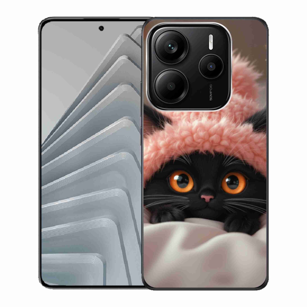 Gelový kryt mmCase na Xiaomi Redmi Note 14 5G - roztomilé kotě 7