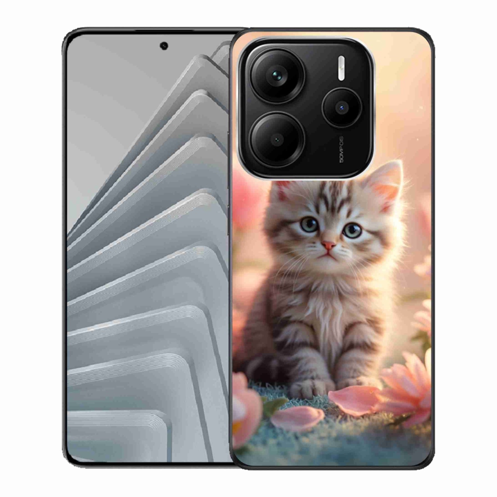 Gelový kryt mmCase na Xiaomi Redmi Note 14 5G - roztomilé kotě 8