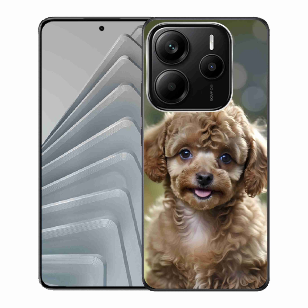 Gelový kryt mmCase na Xiaomi Redmi Note 14 5G - roztomilý pudl